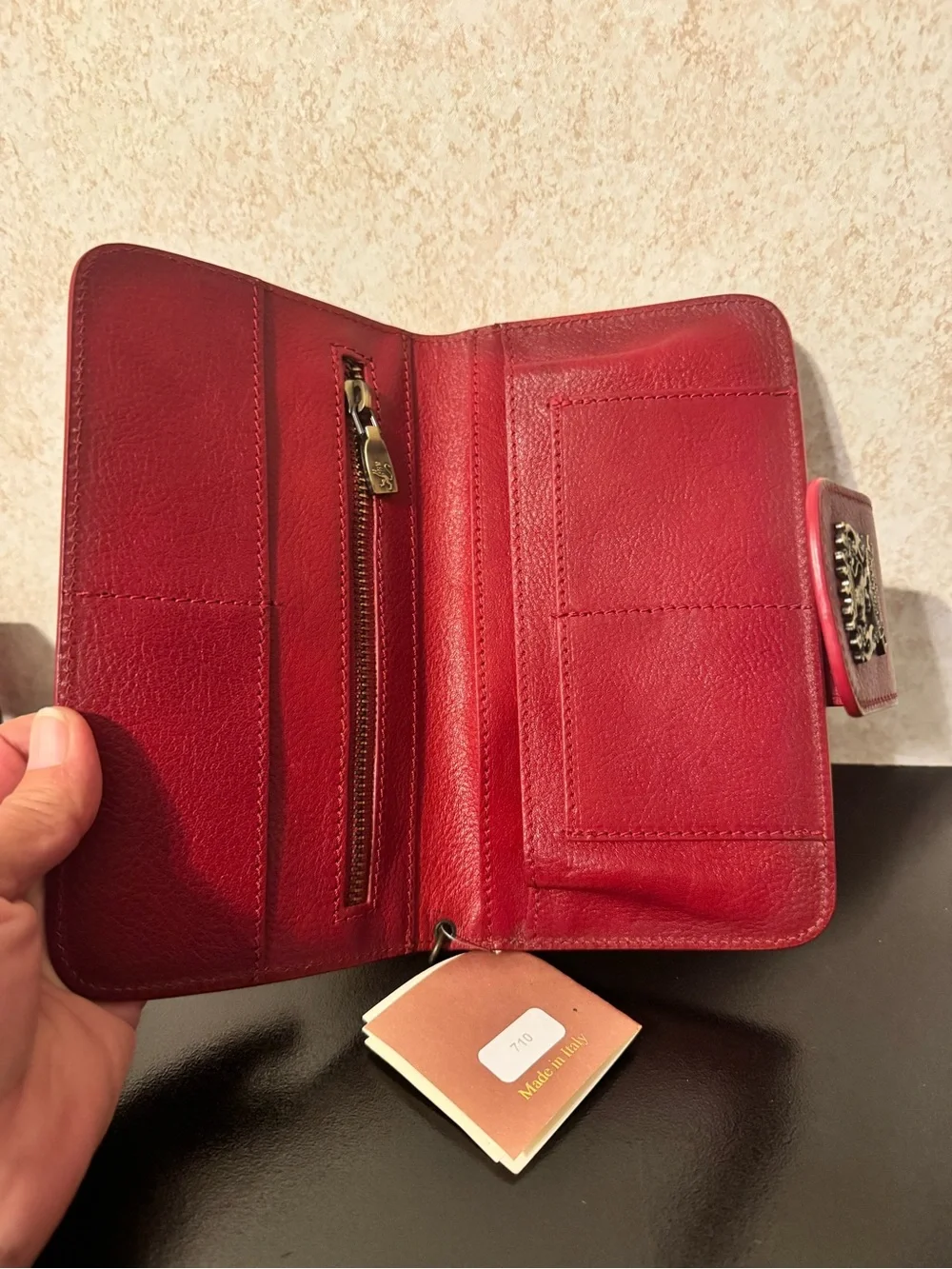 Pratesi red leather